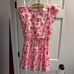 Vineyard Vines cotton linen dress with lining